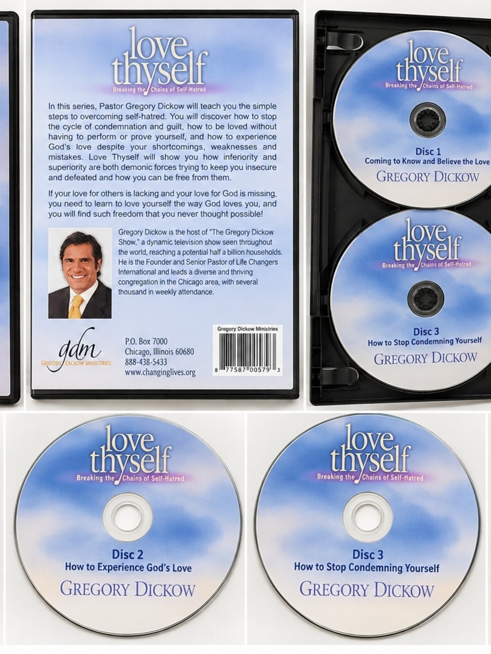 Gregory Dickow Love Thyself Breaking the Chains of Self-Hatred 4-Disc Set